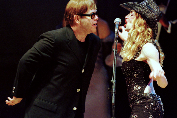 Madonna and Elton John Make Up. (Yes, They Were Feuding.)
